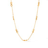 Wholesale Necklace Titanium Steel Stainless Steel Geometric Letter Number Text 18K Gold Plated Electroplated For Women