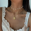 Wholesale Necklace Titanium Steel Stainless Steel Geometric Open Star Moon Lock Electroplating For Women