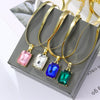 Wholesale Necklace Vintage Style Geometric Copper Electroplating Snake Bone Chain Pendant