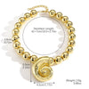 Wholesale Necklace Zinc Alloy Imitation Pearl Vintage Beaded Starfish Conch Retro Geometric Electroplating Women's