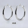 Wholesale New Fashion Simple Hollow Wire U Shape Geometric Electroplated Titanium Steel Earrings For Women