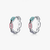 Wholesale Niche Design S925 Sterling Silver Geometric Dripping Glue Earring