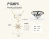 Wholesale Niche Design Star Moissanite S925 Sterling Silver Pendant Necklace With Electroplating And Ochain For Women