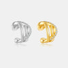 Wholesale Niche Ear Less S925 Sterling Silver Ear Clip Earrings With U Shape Styling And Electroplating For Women