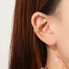 Wholesale Niche Ear Less S925 Sterling Silver Ear Clip Earrings With U Shape Styling And Electroplating For Women