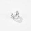 Wholesale Niche Ear Less S925 Sterling Silver Ear Clip Earrings With U Shape Styling And Electroplating For Women