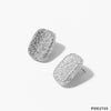 Wholesale Niche Fashion Geometric Arc Surface Frosted Earrings In 304 Stainless Steel With Golden Electroplating