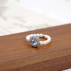 Wholesale Niche Geometric Imitation Pearl Handmade Women's Ring