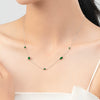 Wholesale Niche Geometric Silver 925 Sterling Silver Zircon Inlaid Necklace For Women With Cross Chain
