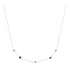 Wholesale Niche Geometric Silver 925 Sterling Silver Zircon Inlaid Necklace For Women With Cross Chain