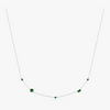 Wholesale Niche Geometric Silver 925 Sterling Silver Zircon Inlaid Necklace For Women With Cross Chain