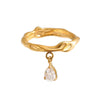 Wholesale Niche Style Geometric Drop Shape Stainless Steel Pvd Furnace Vacuum Real Gold Plated Jewelry For Women