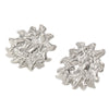 Wholesale Niche Style Stainless Steel 18K Goldplated Flower Stud Earrings For Women