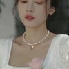 Wholesale Niche Trendy Natural Baroque Freshwater Pearl And Copper Necklace For Women