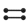 Wholesale Nipple Ring Stainless Steel Geometric Style Electroplating Peach Heart Piercing Jewelry