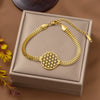 Wholesale Nonfading New Electroplated Geometric Titanium Steel Bracelet For Women