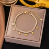 Wholesale Nonfading New Electroplated Geometric Titanium Steel Bracelet For Women