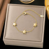 Wholesale Nonfading New Electroplated Geometric Titanium Steel Bracelet For Women