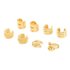 Wholesale Nonpierced Ear Bone Clip And Ear Clip Set Copper Geometric U Shape Electroplated Minimalist Style