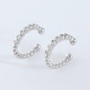 Wholesale Nonpierced Ear Bone Clip And Ear Clip Set Copper Geometric U Shape Electroplated Minimalist Style