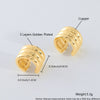 Wholesale Nonpierced Ear Bone Clip And Ear Clip Set Copper Geometric U Shape Electroplated Minimalist Style