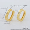 Wholesale Nonpierced Ear Bone Clip And Ear Clip Set Copper Geometric U Shape Electroplated Minimalist Style