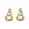 Wholesale Normcore Niche Highgloss Geometric Hoop Earrings For Women Stainless Steel