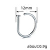 Wholesale Nose Accessories Copper Geometric Style With Electroplating Treatment For Women
