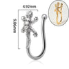 Wholesale Nose Clip Copper Insect Pattern Diamond Design Unisex