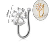 Wholesale Nose Clip Copper Insect Pattern Diamond Design Unisex