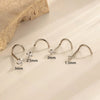 Wholesale Nose Piercing Jewelry Stainless Steel Vacuum Electroplated Gold Geometric Zircon For Women