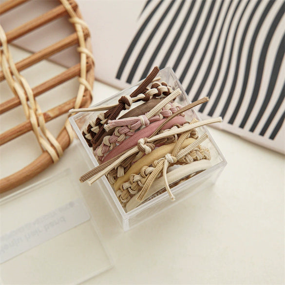 Wholesale Nylon Handmade Braided Hair Rope Hair Accessories