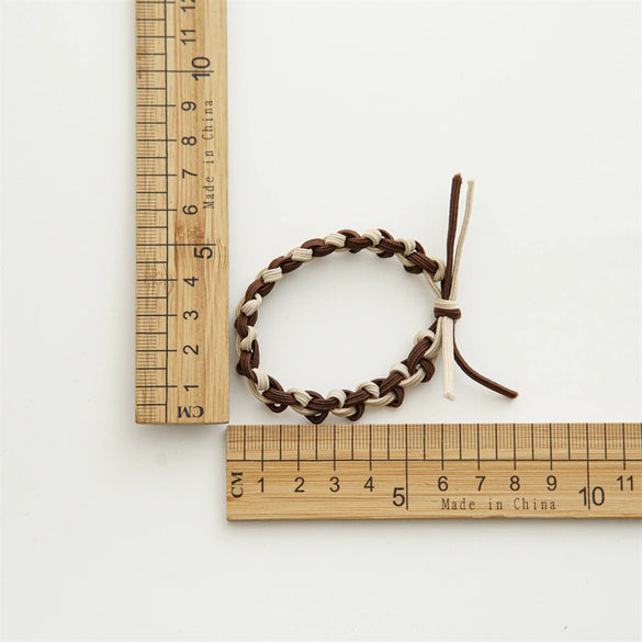Wholesale Nylon Handmade Braided Hair Rope Hair Accessories