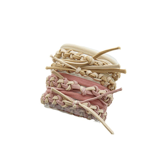 Wholesale Nylon Handmade Braided Hair Rope Hair Accessories