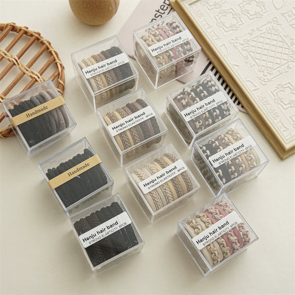Wholesale Nylon Handmade Braided Hair Rope Hair Accessories