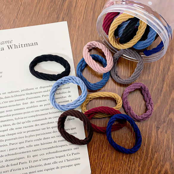 Wholesale Nylon High Elastic Handmade Round Hair Ring For Women