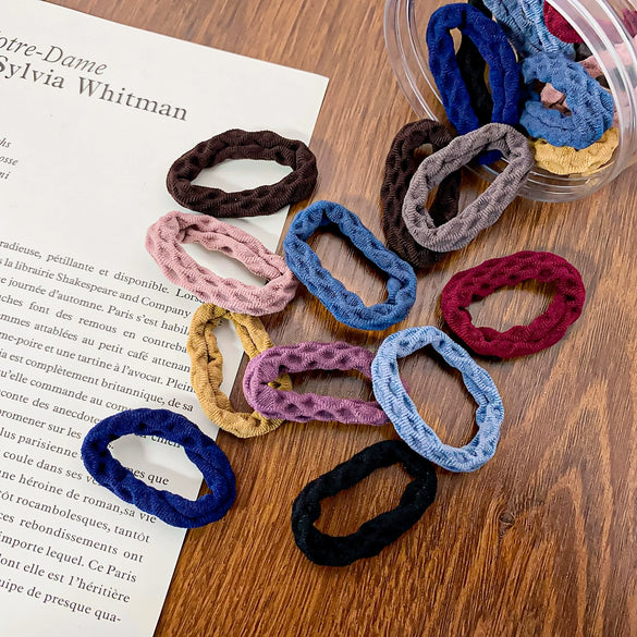 Wholesale Nylon High Elastic Handmade Round Hair Ring For Women