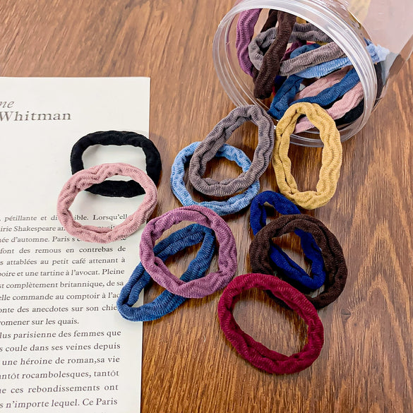 Wholesale Nylon High Elastic Handmade Round Hair Ring For Women