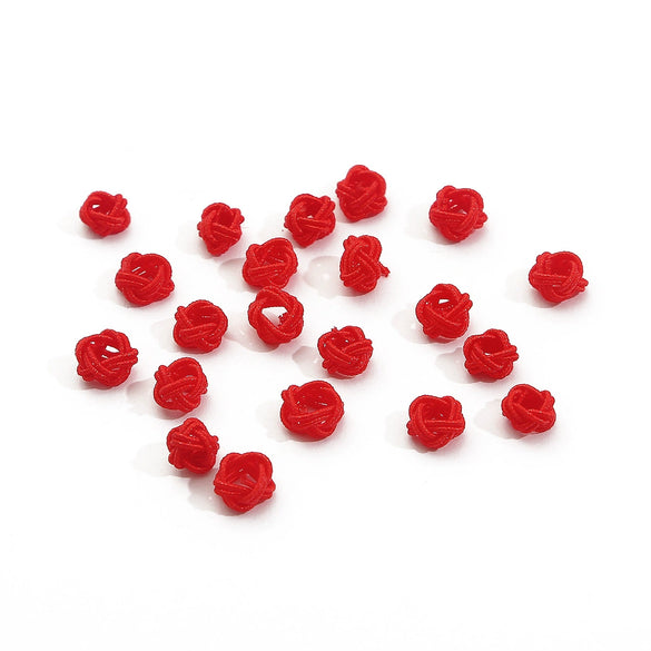 Wholesale Nylon Pineapple Buckle Red Rope Hand Woven Diy Chinese Knot Bracelet Accessories Material