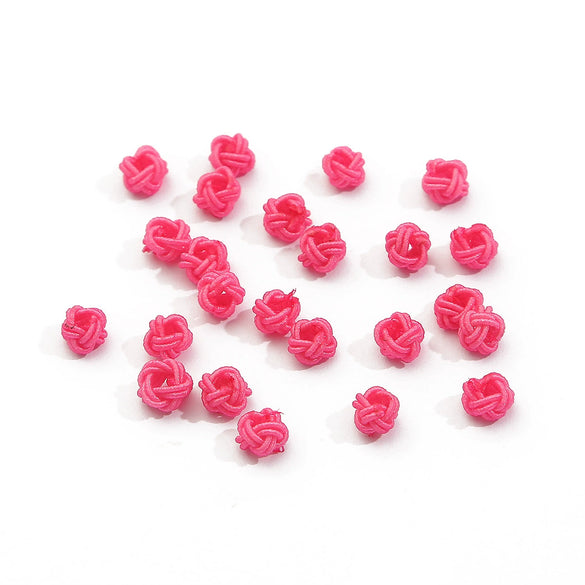 Wholesale Nylon Pineapple Buckle Red Rope Hand Woven Diy Chinese Knot Bracelet Accessories Material