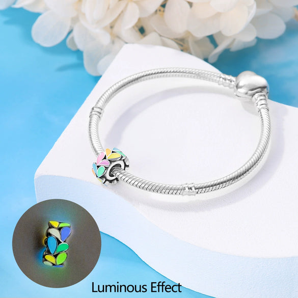 Wholesale Ocean Luminous Beads Copper Silver Plated S925 Dripping Oil Original Design Pendant For Bracelet And Necklace