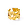 Wholesale Ocean Series Stainless Steel Starfish Shell Ring Jewelry With Electroplating