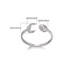 Wholesale Ocean Series Stainless Steel Starfish Shell Ring Jewelry With Electroplating
