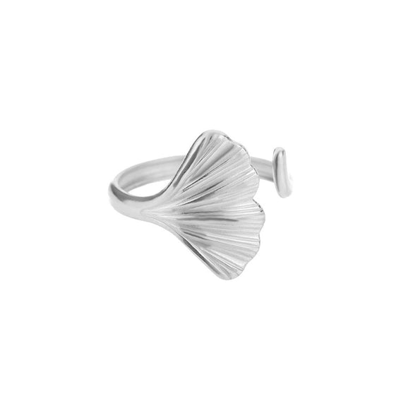 Wholesale Ocean Series Stainless Steel Starfish Shell Ring Jewelry With Electroplating
