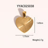 Wholesale Ocean Wind Jewelry Accessories Stainless Steel Pendant With Starfish And Love Design Classic Pattern Vacuum Real Gold Electroplating In Pvd Furnace
