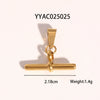 Wholesale Ocean Wind Jewelry Accessories Stainless Steel Pendant With Starfish And Love Design Classic Pattern Vacuum Real Gold Electroplating In Pvd Furnace