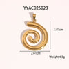 Wholesale Ocean Wind Jewelry Accessories Stainless Steel Pendant With Starfish And Love Design Classic Pattern Vacuum Real Gold Electroplating In Pvd Furnace