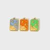 Wholesale Oil Drip Sun Coconut Tree Geometric Stainless Steel 18K Gold Plated Pendant Jewelry Charm