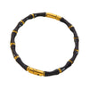 Wholesale Oil Dripping Bamboo Stainless Steel Bracelet With 18K Gold Plating