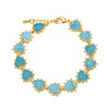 Wholesale Oil Dripping Colorful Heart Shape Copper Bracelet With Electroplating